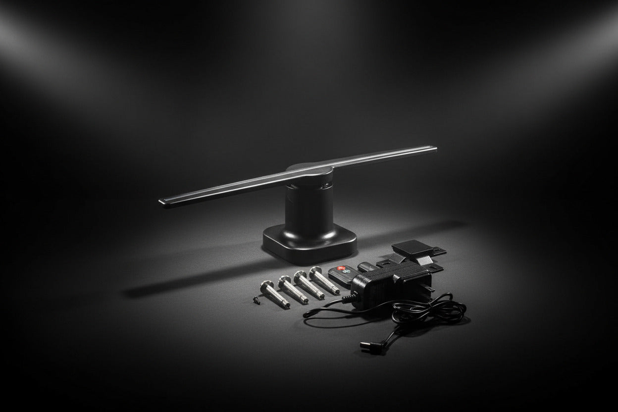 3D Holographic Projector Hologram Player Display Fan Unique Hologram Projector